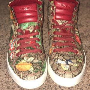Gucci Coda Bloom High-Top Sneakers